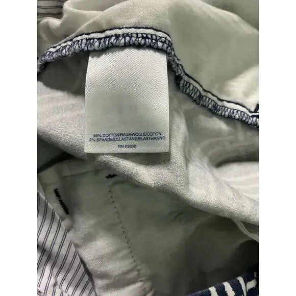 41. Lands’End Mid-Rise Geometric Latticework Pattern Printed Shorts Size 16 - Picture 3 of 4